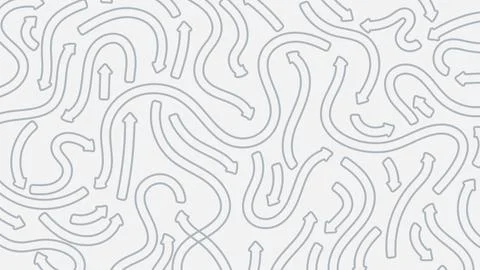Abstract Outline Arrow Background Seamless Dynamic Wavy Pattern Design.Vect.. Stock Illustration
