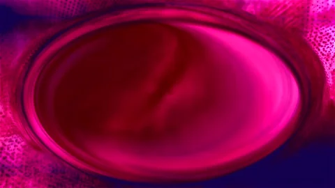Abstract Oval Frame with Pink and White Swirls Stock Footage 284393468