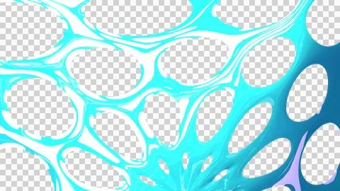 Abstract oval shape with blue reflection background Stock Illustration