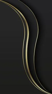 Abstract overlap wavy background. Paper cut. Stock Illustration