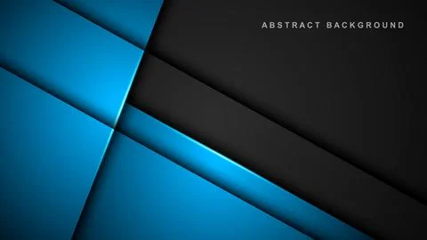 Abstract overlapping background. Vector paper cut template with straight li.. Stock Illustration