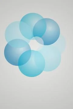Abstract Overlapping Circles Stock Photos