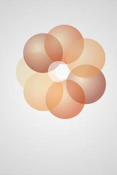 Abstract Overlapping Circles Stock Photos
