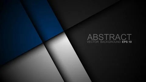 Abstract overlapping layers background. Premium concept vector design templat Stock Illustration