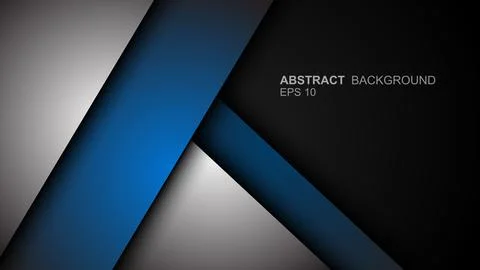 Abstract overlapping layers background. Premium concept vector design templat Stock Illustration