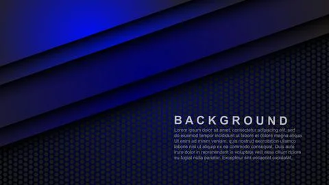 Abstract overlapping layers background. Premium concept vector design templat Stock Illustration