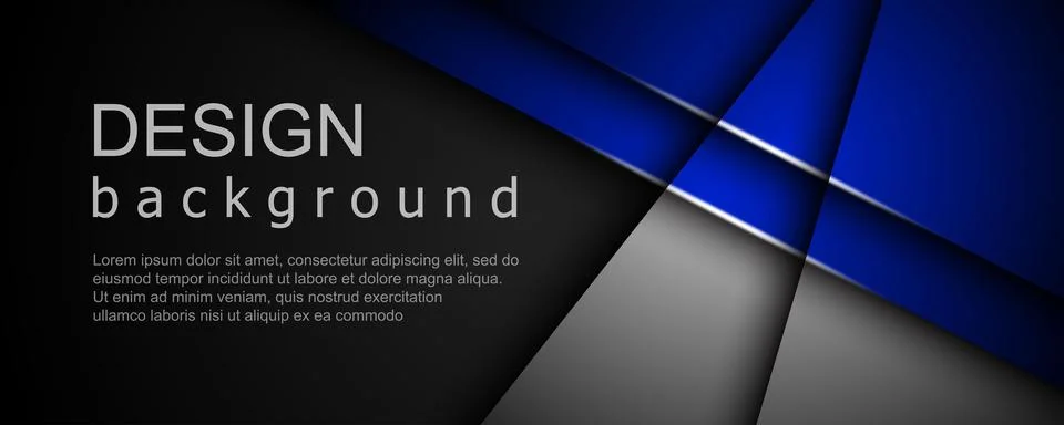 Abstract overlapping layers background. Premium concept vector design templat Stock Illustration