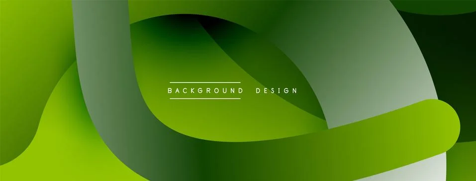 Abstract overlapping lines and circles geometric background with gradient colors Stockillustratie