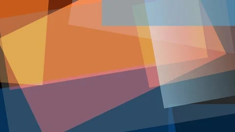 Abstract overlapping rectangles and squares in pastel and bright colors, cr.. Stock Footage 335440928