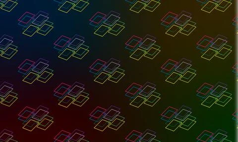 Abstract Overlapping Rhombus Pattern . Stock Illustration