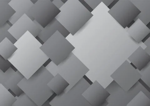 Abstract overlapping square background Stock Illustration