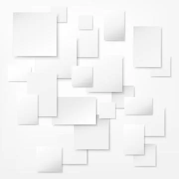 Abstract overlapping squares rectangle concept illustration Stock Illustration