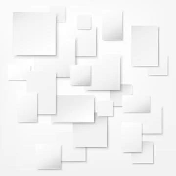 Abstract overlapping squares rectangle concept illustration 스톡 일러스트
