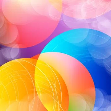 Abstract overlay circle background with circles. Vector. Stock Illustration