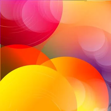 Abstract overlay circle background with circles. Vector. Stock Illustration