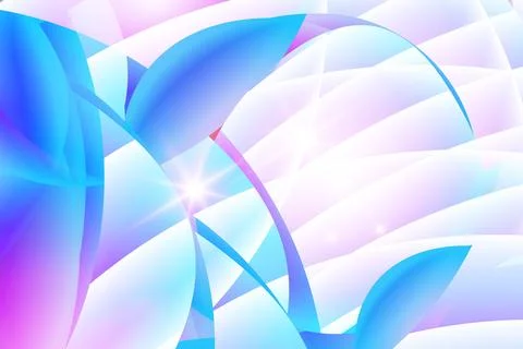 Abstract overly gradient blue color wavy minimal style background Illustrazione stock