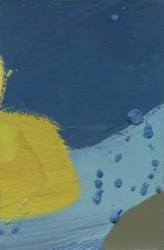 Abstract pained canvas. Desert effect acrylic splashes Stock Illustration