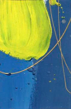 Abstract pained canvas. Desert effect acrylic splashes Stock Illustration