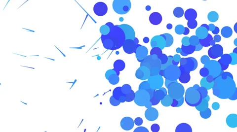 Abstract Paint Animation Blue Stock Footage 36597018