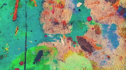 Abstract paint animation Stock Footage 258525073