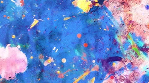 Abstract paint animation Stock Footage 258525265