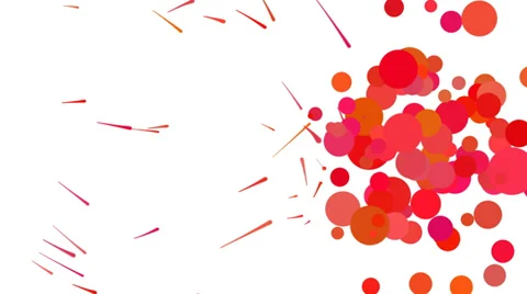 Abstract Paint Animation Red Stock Footage 36597027