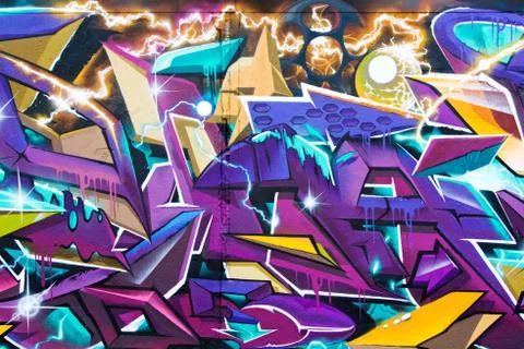 Abstract paint art background Stock Illustration