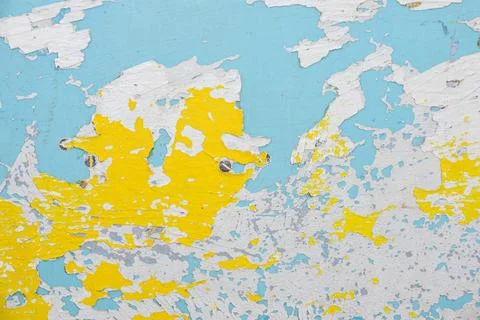 Abstract paint background with random patterns of layers of aged and weathere Stock Photos