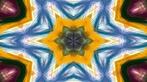 Abstract Paint Brush Ink Smooth Concept Symmetric Pattern Stock Footage 91727929