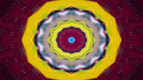 Abstract Paint Brush Ink Smooth Concept Symmetric Pattern Stock Footage 91728356