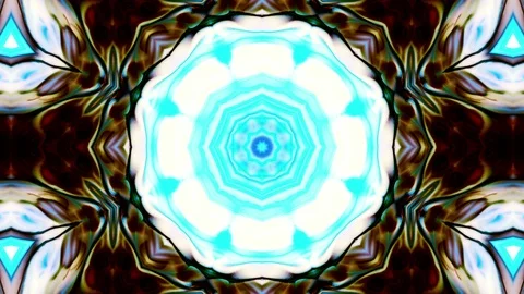 Abstract Paint Brush Ink Smooth Concept Symmetric Pattern Stock Footage 91729957