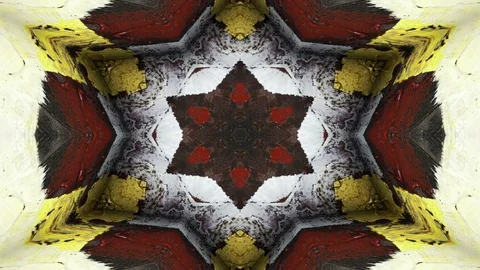 Abstract Paint Brush Ink Smooth Concept Symmetric Pattern Stock Footage 91730128