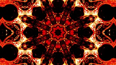 Abstract Paint Brush Ink Smooth Concept Symmetric Pattern Stock Footage 91730552