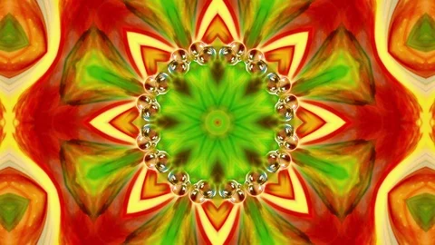 Abstract Paint Brush Ink Smooth Concept Symmetric Pattern Stock Footage 91730696