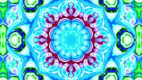 Abstract Paint Brush Ink Smooth Concept Symmetric Pattern Stock Footage 91730818
