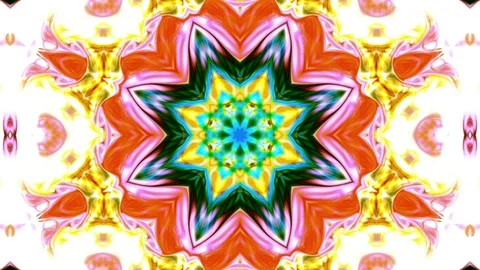 Abstract Paint Brush Ink Smooth Concept Symmetric Pattern Stock Footage 91731269