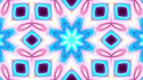 Abstract Paint Brush Ink Smooth Concept Symmetric Pattern Stock Footage 91731301