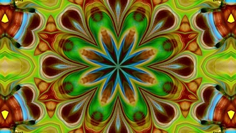 Abstract Paint Brush Ink Smooth Concept Symmetric Pattern Stock Footage 91731304