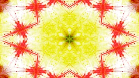 Abstract Paint Brush Ink Smooth Concept Symmetric Pattern Stock Footage 91736421