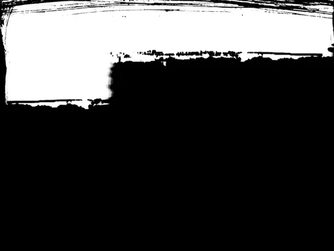 Abstract paint brush stroke black and white transition background, animation Stock Footage