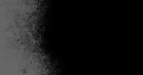 Abstract paint brush stroke shape black ink splattering flowing and washing Stock Footage 100391803