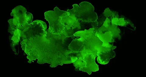 Abstract paint brush stroke shape white ink splattering flowing and washing Stock Footage 115841263