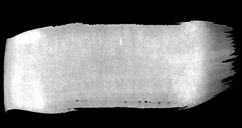 Abstract paint brush stroke shape white ink splattering flowing and washing Видео 252141385