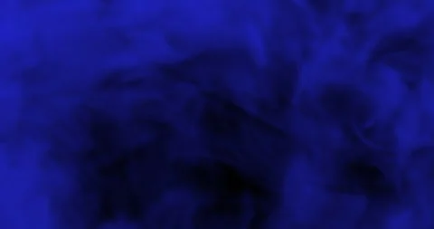 Abstract paint brush stroke shape blue ink splattering flowing and washing Stock Footage 320675681