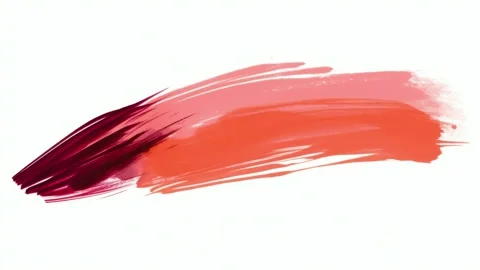 Abstract paint brush stroke sweeping across white background, hand drawn di.. Stock Footage 341429169
