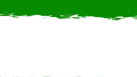 Abstract paint brush stroke transition in diagonal direction on green background Stock Footage 329704896