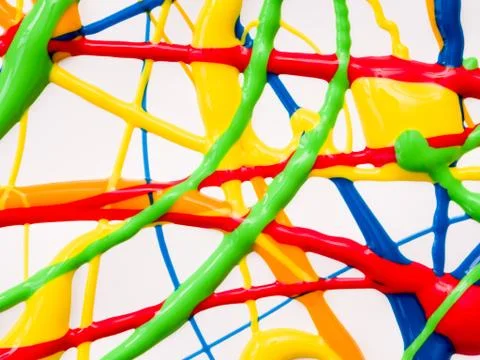 Abstract paint close up Stock Illustration