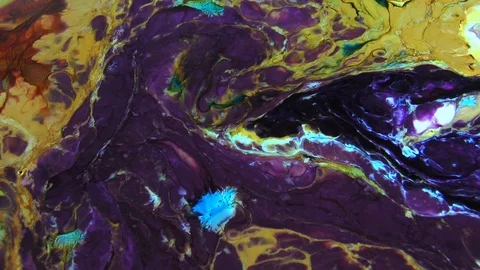 Abstract Paint Demonstration 11 Stock Footage 101701141