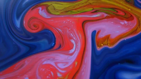 Abstract Paint Demonstration 13 Stock Footage 101700379