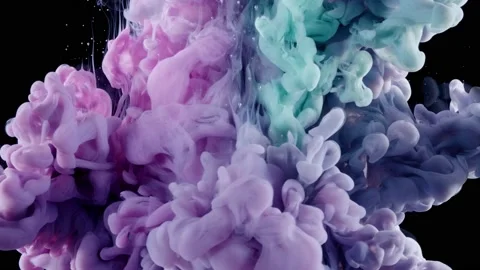 Abstract paint explosion Stock Footage 130876790